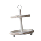 Maxbell Cupcake Stand Party Favors Tiered Serving Tray for Birthday Holiday Festival White