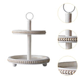 Maxbell Cupcake Stand Party Favors Tiered Serving Tray for Birthday Holiday Festival White