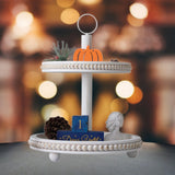 Maxbell Cupcake Stand Party Favors Tiered Serving Tray for Birthday Holiday Festival White
