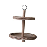 Maxbell Cupcake Stand Party Favors Tiered Serving Tray for Birthday Holiday Festival Brown