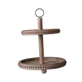 Maxbell Cupcake Stand Party Favors Tiered Serving Tray for Birthday Holiday Festival Brown
