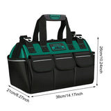 Maxbell Tool Bag Organizer Portable Reinforcement Steel Nails Tear Resistant Handbag 36 cmx21 cmx26 cm without PP Bottom