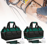 Maxbell Tool Bag Organizer Portable Reinforcement Steel Nails Tear Resistant Handbag 36 cmx21 cmx26 cm without PP Bottom