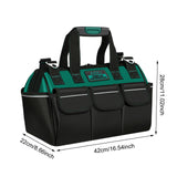 Maxbell Tool Bag Organizer Portable Reinforcement Steel Nails Tear Resistant Handbag 42 cmx22 cmx28 cm without PP Bottom