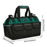 Maxbell Tool Bag Organizer Portable Reinforcement Steel Nails Tear Resistant Handbag 50 cmx26 cmx42 cm without PP Bottom