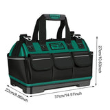 Maxbell Tool Bag Organizer Portable Reinforcement Steel Nails Tear Resistant Handbag 37 cmx22 cmx27 cm with PP Bottom