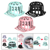 Maxbell Hat Washer Lightweight Home Use Double Layer Traveling Ball Cap Washing Cage pink