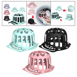 Maxbell Hat Washer Lightweight Home Use Double Layer Traveling Ball Cap Washing Cage pink