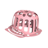 Maxbell Hat Washer Lightweight Home Use Double Layer Traveling Ball Cap Washing Cage pink