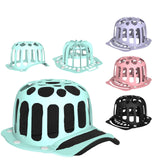 Maxbell Hat Washer Lightweight Home Use Double Layer Traveling Ball Cap Washing Cage pink