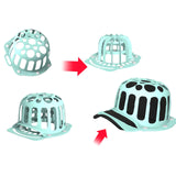 Maxbell Hat Washer Lightweight Home Use Double Layer Traveling Ball Cap Washing Cage pink