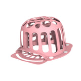 Maxbell Hat Washer Lightweight Home Use Double Layer Traveling Ball Cap Washing Cage pink