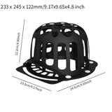 Maxbell Hat Washer Lightweight Home Use Double Layer Traveling Ball Cap Washing Cage black