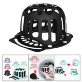 Maxbell Hat Washer Lightweight Home Use Double Layer Traveling Ball Cap Washing Cage black