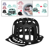 Maxbell Hat Washer Lightweight Home Use Double Layer Traveling Ball Cap Washing Cage black