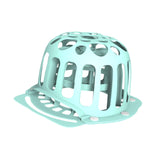 Maxbell Hat Washer Lightweight Home Use Double Layer Traveling Ball Cap Washing Cage blue