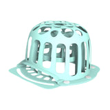 Maxbell Hat Washer Lightweight Home Use Double Layer Traveling Ball Cap Washing Cage blue