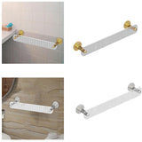 Maxbell Bathroom Towel Holder Reusable Slipper Organizer for Toilet Washroom Kitchen Golden