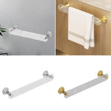 Maxbell Bathroom Towel Holder Reusable Slipper Organizer for Toilet Washroom Kitchen Golden