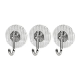 Maxbell 3x Adhesive Hooks Multipurpose Reusable Towel Hooks for Hanging Utensils Hat Silver