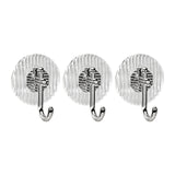 Maxbell 3x Adhesive Hooks Multipurpose Reusable Towel Hooks for Hanging Utensils Hat Silver