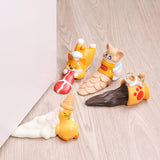 Maxbell Door Stopper Cartoon Animal Shaped Door Wedge for Hotel Bathroom Living Room Style A