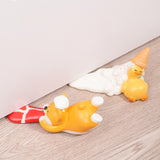 Maxbell Door Stopper Cartoon Animal Shaped Door Wedge for Hotel Bathroom Living Room Style A