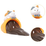 Maxbell Door Stopper Cartoon Animal Shaped Door Wedge for Hotel Bathroom Living Room Style B