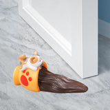 Maxbell Door Stopper Cartoon Animal Shaped Door Wedge for Hotel Bathroom Living Room Style B