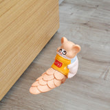 Maxbell Door Stopper Cartoon Animal Shaped Door Wedge for Hotel Bathroom Living Room Style C