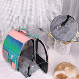 Maxbell Pet Carrier Backpack Expandable Rucksack for Kitty Small Dogs and Cats Puppy Green
