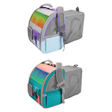 Maxbell Pet Carrier Backpack Expandable Rucksack for Kitty Small Dogs and Cats Puppy Green