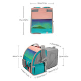 Maxbell Pet Carrier Backpack Expandable Rucksack for Kitty Small Dogs and Cats Puppy Green