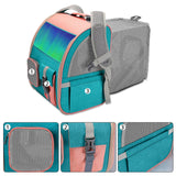 Maxbell Pet Carrier Backpack Expandable Rucksack for Kitty Small Dogs and Cats Puppy Green