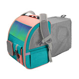 Maxbell Pet Carrier Backpack Expandable Rucksack for Kitty Small Dogs and Cats Puppy Green