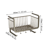 Maxbell Under The Cabinet Basket Undershelf Storage Basket for Pantry Desk Bookshelf