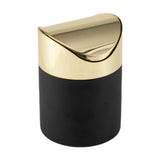 Maxbell Mini Desk Trash Can Flip Lid Mini Wastebasket for Office Dressing Table Wall