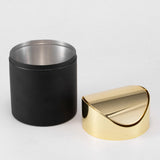 Maxbell Mini Desk Trash Can Flip Lid Mini Wastebasket for Office Dressing Table Wall