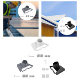 Maxbell Antenna Roof Support Thick Satellite Internet Roof Mount for Trailer Outdoor Grey