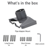 Maxbell Antenna Roof Support Thick Satellite Internet Roof Mount for Trailer Outdoor Grey