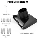 Maxbell Antenna Roof Support Thick Satellite Internet Roof Mount for Trailer Outdoor Grey