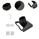 Maxbell Antenna Roof Support Thick Satellite Internet Roof Mount for Trailer Outdoor Black