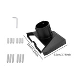 Maxbell Antenna Roof Support Thick Satellite Internet Roof Mount for Trailer Outdoor Black