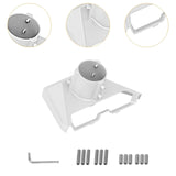 Maxbell Antenna Roof Support Thick Satellite Internet Roof Mount for Trailer Outdoor White