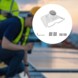 Maxbell Antenna Roof Support Thick Satellite Internet Roof Mount for Trailer Outdoor White