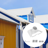 Maxbell Antenna Roof Support Thick Satellite Internet Roof Mount for Trailer Outdoor White