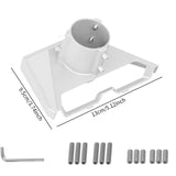 Maxbell Antenna Roof Support Thick Satellite Internet Roof Mount for Trailer Outdoor White