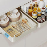 Maxbell Pull Out Cabinet Organizer Pantry Storage Shelf for Under Sink Bathroom Home 43cmx20cmx6cm