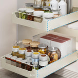 Maxbell Pull Out Cabinet Organizer Pantry Storage Shelf for Under Sink Bathroom Home 43cmx20cmx6cm