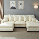 Maxbell Modular Sectional Sofa,5 Seater Oversized Convertible L & U Shaped Couch,